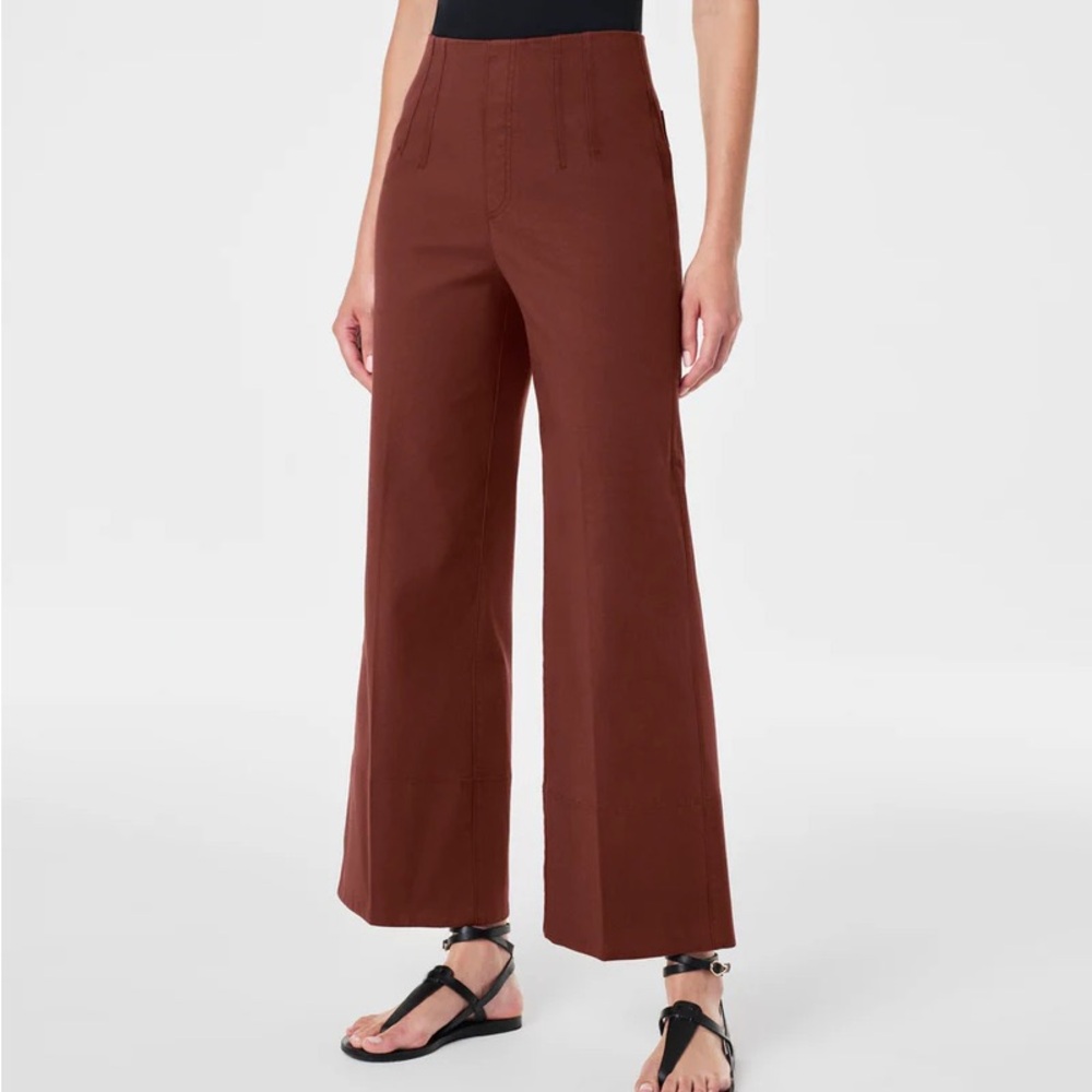 Women's Brown Wide-Leg Pants